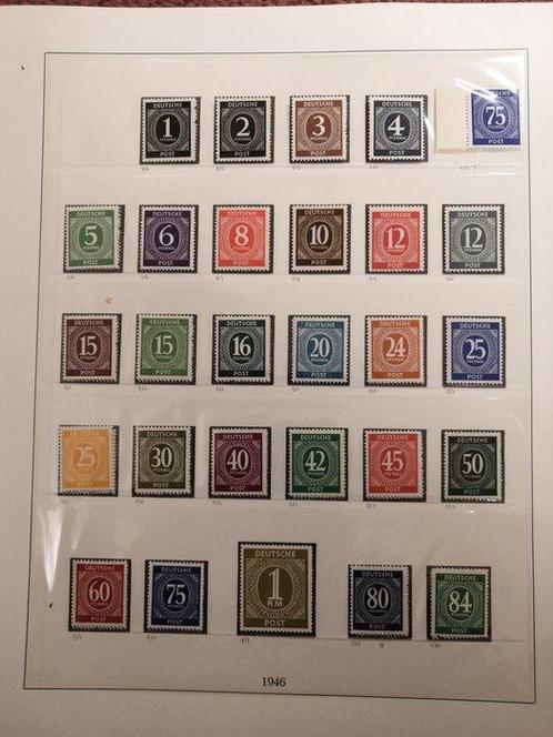Occupation alliée - Allemagne 1945/1949 - Contrôle et, Postzegels en Munten, Postzegels | Europa | Duitsland