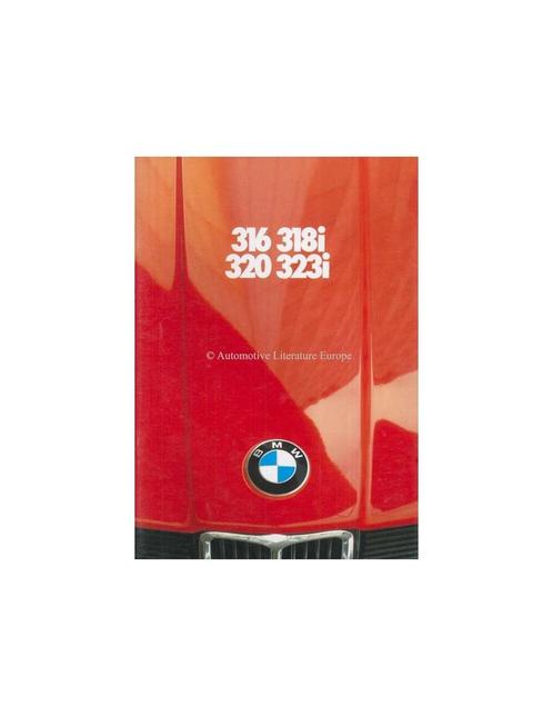 1981 BMW 3 SERIE BROCHURE NEDERLANDS, Livres, Autos | Brochures & Magazines