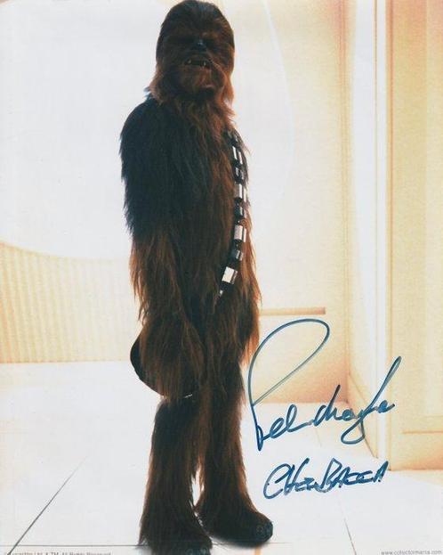 Star Wars - Signed by Peter Mayhew (+) (Chewbacca), Verzamelen, Film en Tv