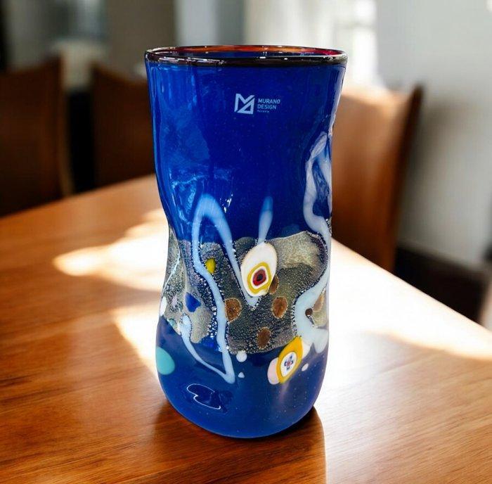 Vaas - Vetro e murrine millefiori eerbetoon aan Kandinsky., Antiek en Kunst, Antiek | Glaswerk en Kristal