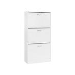 Schoenenkast met Kleppen Wit | Retour Deal | -40%, Huis en Inrichting, Verzenden, Nieuw, Eikenlook
