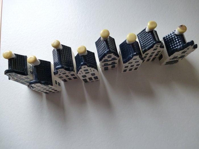 KLM-huisje - Bols - Acht KLM huisjes, Antiek en Kunst, Antiek | Wandborden en Tegels