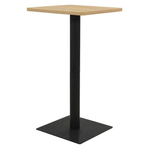 vidaXL Bistrotafel 60x60x107 cm eikenkleurig, Huis en Inrichting, Tafels | Eettafels, Nieuw, Verzenden