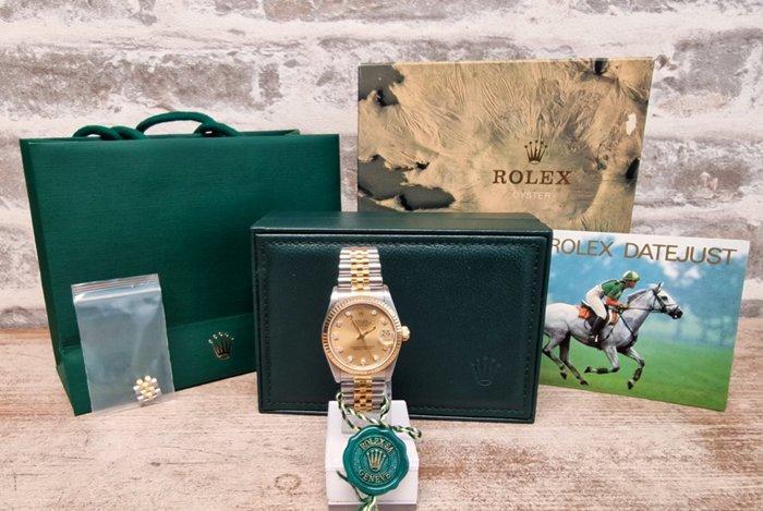 Rolex - Oyster Perpetual Datejust Diamonds - Zonder, Handtassen en Accessoires, Horloges | Heren