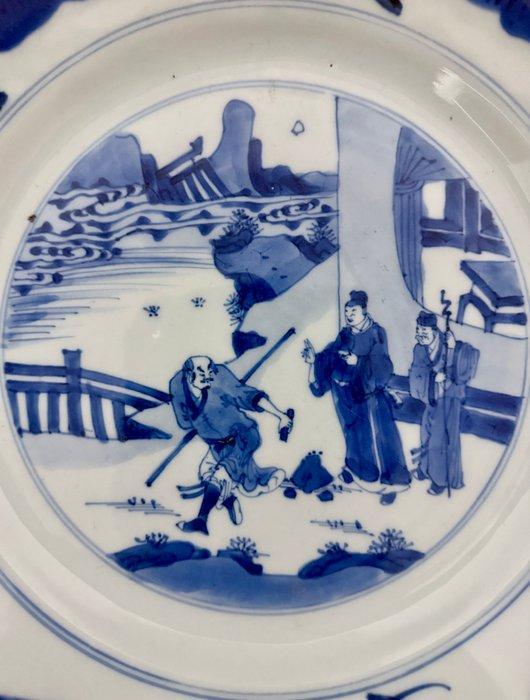 Groot Kangxi Bord - Bord - Porselein - Zo goed als gaaf, Antiek en Kunst, Antiek | Overige Antiek