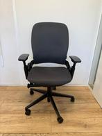 Steelcase Leap V2 Full Option Antraciet - Ergonomische Stoel, Huis en Inrichting, Bureaustoelen, Verzenden, Zwart, Zo goed als nieuw