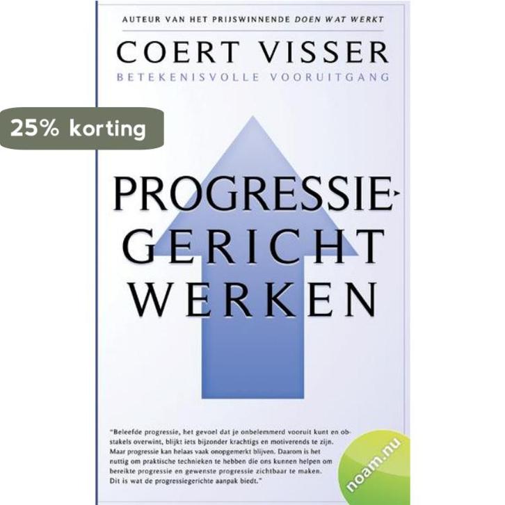 Progressiegericht werken 9789079750009 Coert Visser, Livres, Psychologie, Envoi