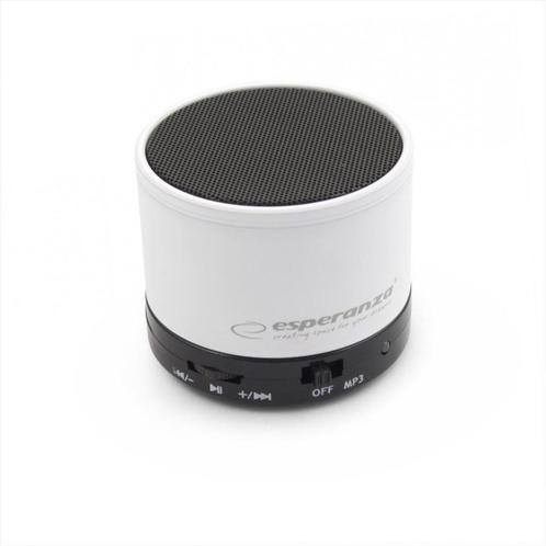 Esperanza EP115W Bluetooth Speaker RITMO Wit, Audio, Tv en Foto, Luidsprekerboxen, Nieuw, Ophalen of Verzenden