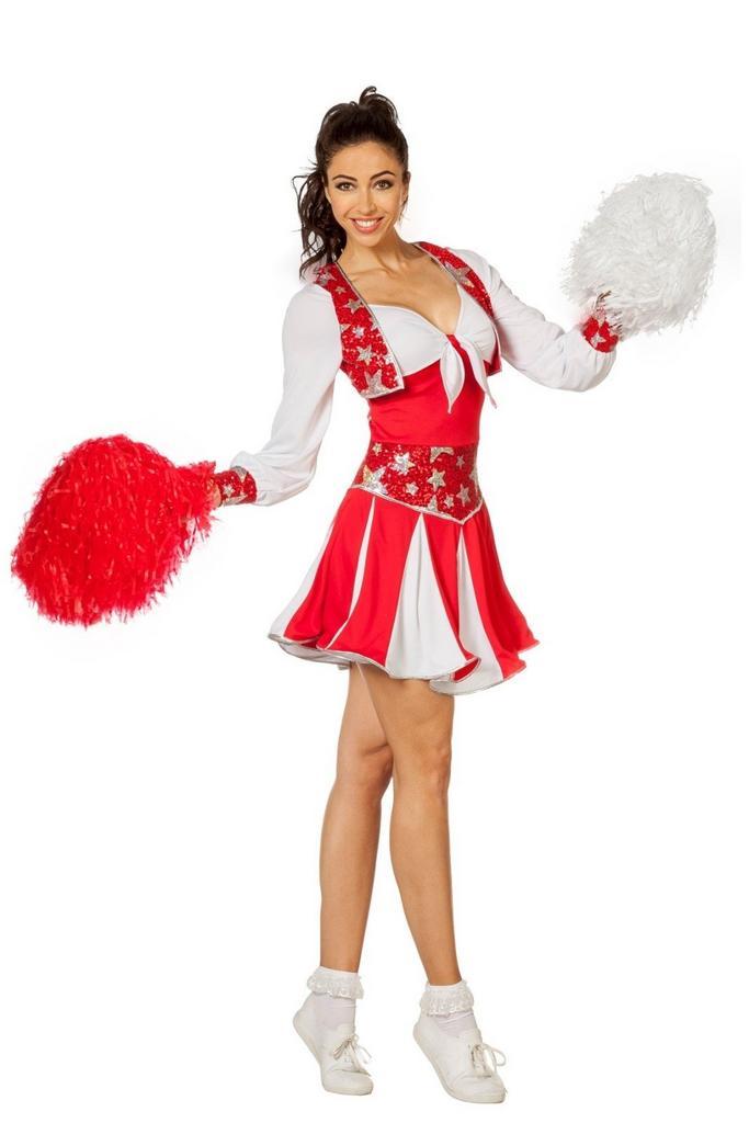 Cheerleader Pakje Rood Dames, Kleding | Dames, Carnavalskleding en Feestkleding, Nieuw, Verzenden