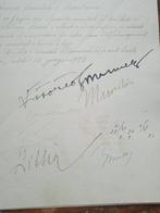 firmato ; Benito Mussolini, Vittorio Emanuele III - Decreto, Nieuw