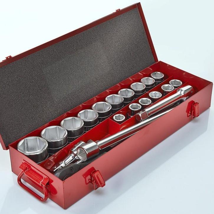 Smoos Dopsleutelset 3/4 opname 21-delig - Smoos, Bricolage & Construction, Outillage | Outillage à main, Enlèvement ou Envoi