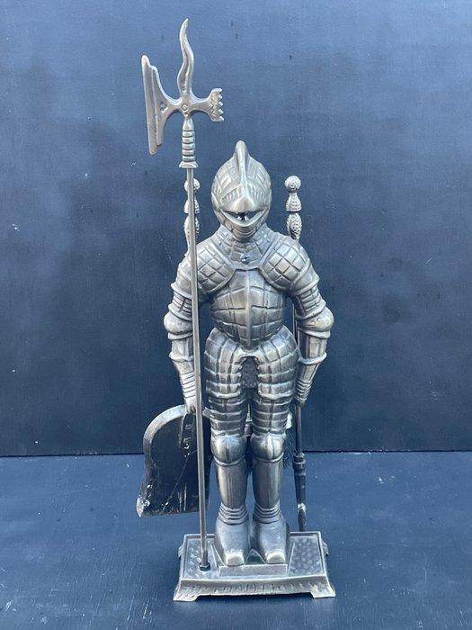 Openhaard accessoire - Metaal - Dienstknecht ridder, Antiek en Kunst, Curiosa en Brocante