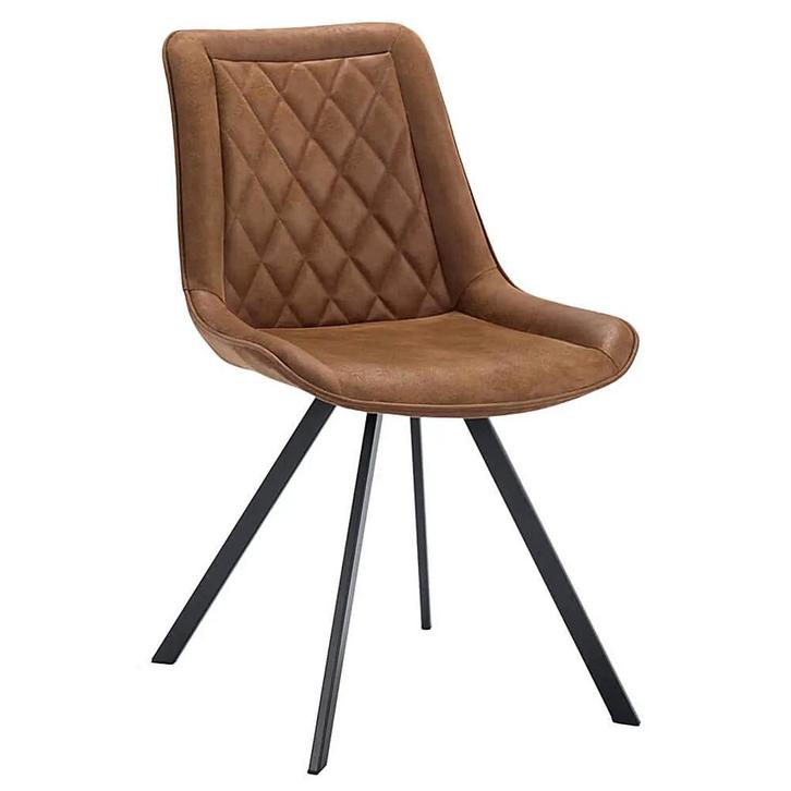 Stoelen | JORIS | Leer/Metaal | Camel | Zwarte Poten |, Zakelijke goederen, Horeca | Keukenapparatuur, Nieuw in verpakking, Verzenden