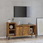 vidaXL Tv-meubel 100x35x55 cm bewerkt hout gerookt, Huis en Inrichting, Kasten |Televisiemeubels, Verzenden, Nieuw
