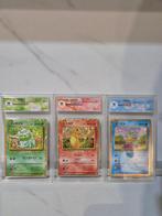 3 Graded card - Charmander, Squirtle & Bulbasaur CLL Graad, Hobby en Vrije tijd, Verzamelkaartspellen | Pokémon, Nieuw