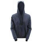 Snickers 2806 dames zip hoodie - 9500 - navy - base - maat s, Nieuw