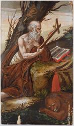 École vénitienne (XVII) - Saint Jérôme, Antiek en Kunst