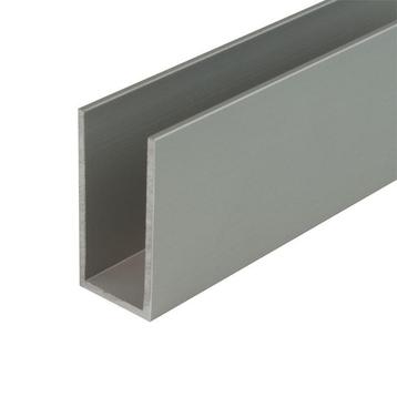 Aluminium U-profiel 40x20x40x2-Zwart-3500 mm beschikbaar voor biedingen