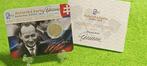 Slowakije. 2 Euro 2021 Alexander Dubcek - Signed by the, Postzegels en Munten