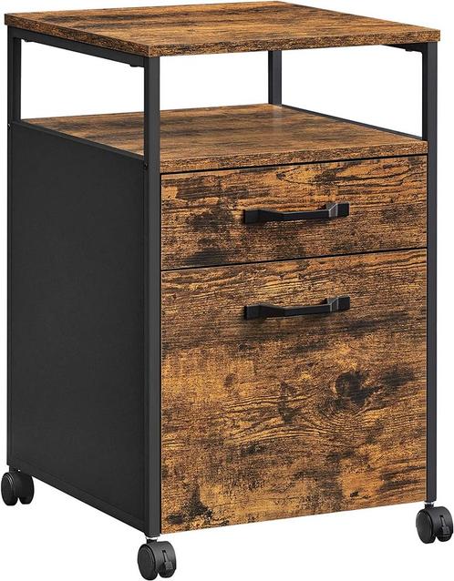 Archiefkast - Mobilock - Wielen - Rustiek bruin, Huis en Inrichting, Kasten | Roldeurkasten en Archiefkasten, Nieuw, Ophalen of Verzenden