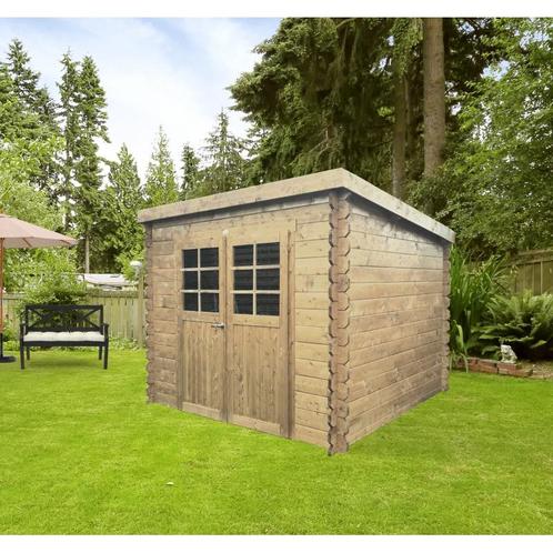 Tuinhuis in hout - modern hof 2480 x 2480 mm 19 mm wanddikte, Tuin en Terras, Tuinhuizen, Nieuw