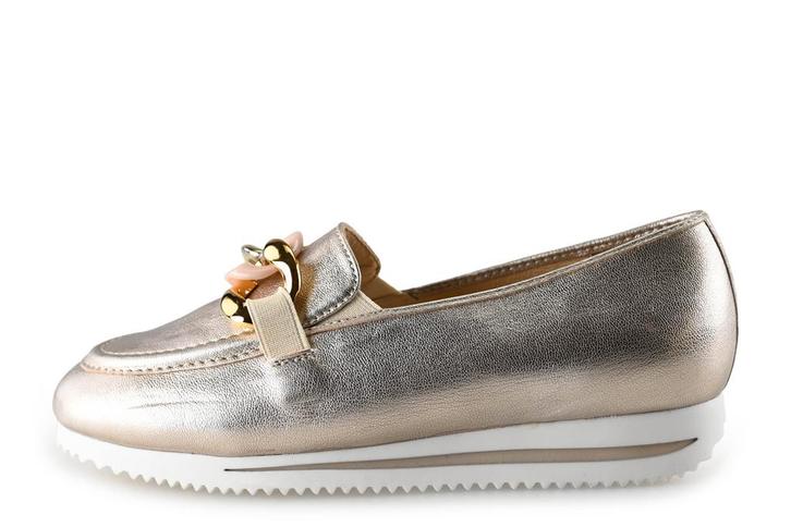 Mace instappers in maat 37 Goud | 5% korting, Kleding | Dames, Schoenen, Overige kleuren, Zo goed als nieuw, Instappers, Verzenden