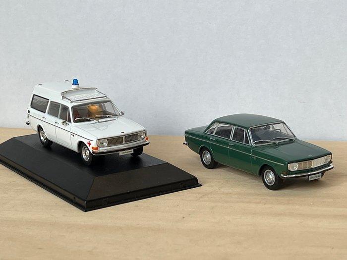 Atlas 1:43 - Model stationwagon (2) - Volvo type 145 Express, Hobby en Vrije tijd, Modelauto's | 1:5 tot 1:12