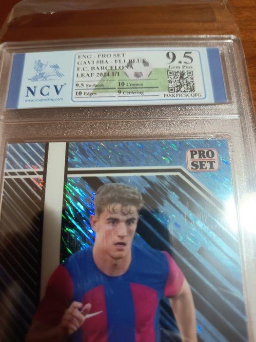 2024 Leaf Pro Set Gavi 1/1 Numbered parallel - 1 Card - Mint, Verzamelen, Stickers