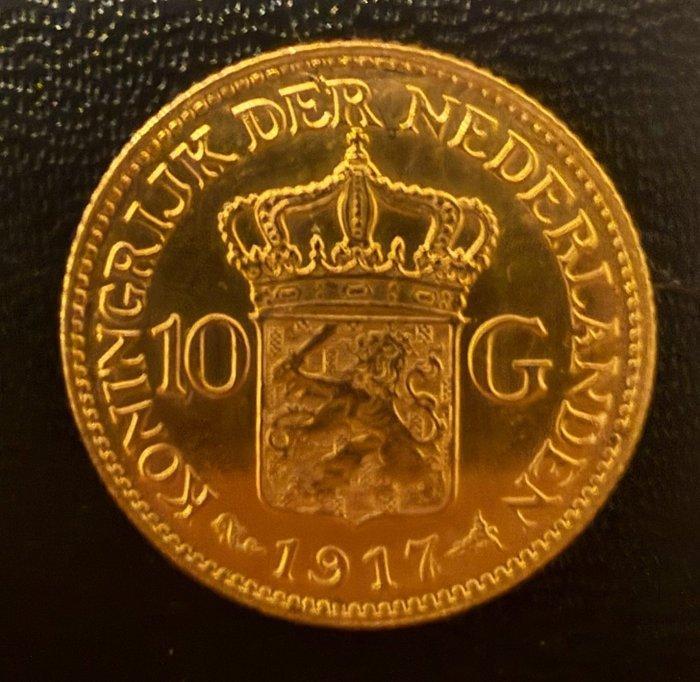Nederland. Wilhelmina. 10 Gulden 1917 (Zonder minimumprijs), Postzegels en Munten, Munten | Nederland