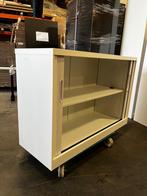 Roldeurkast – Archiefkast – Wit– Met slot - 80x120x45 cm, Huis en Inrichting, 100 tot 150 cm, Verzenden, Nieuw, Minder dan 100 cm