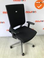 Viasit - Linea -  zwarte stoffering - chroom voetkruis, Werkplek, Ophalen of Verzenden, Gebruikt, Stoel