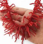 Koraal - Zilver - Halsketting - ambachtelijke productie, Antiek en Kunst