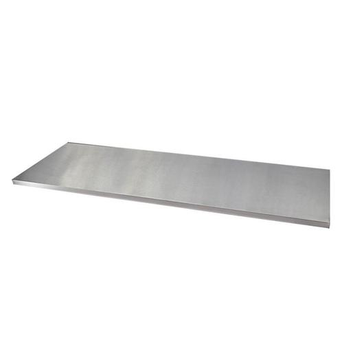 RVS werkblad voor premium zwart kastenserie – afm. 204 x 61, Doe-het-zelf en Bouw, Werkbanken, Ophalen of Verzenden
