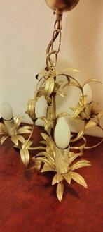 Plafonnier - Feuilles - Laiton doré - Lustre en laiton doré, Nieuw