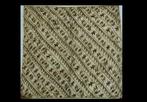 Chancay-cultuur Katoenen gaaskant Geweven hoofddoek. Spaanse, Collections