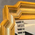 Spiegel - Hout, Italiaanse middeleeuwse stijl