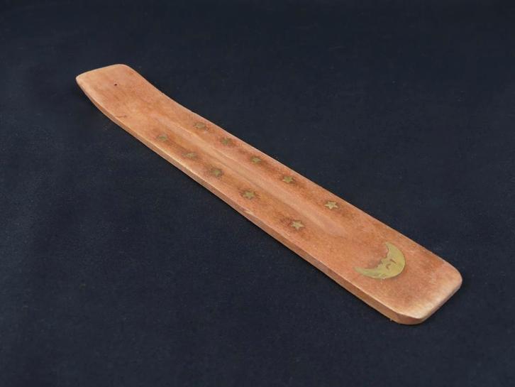Wierook Brander - Wierook Houder - Plankje Bruin - Maan, Huis en Inrichting, Woonaccessoires | Overige, Nieuw, Ophalen of Verzenden