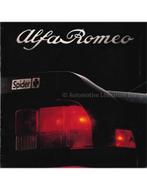 1987 ALFA ROMEO SPIDER BROCHURE ENGELS USA, Boeken, Ophalen of Verzenden, Nieuw