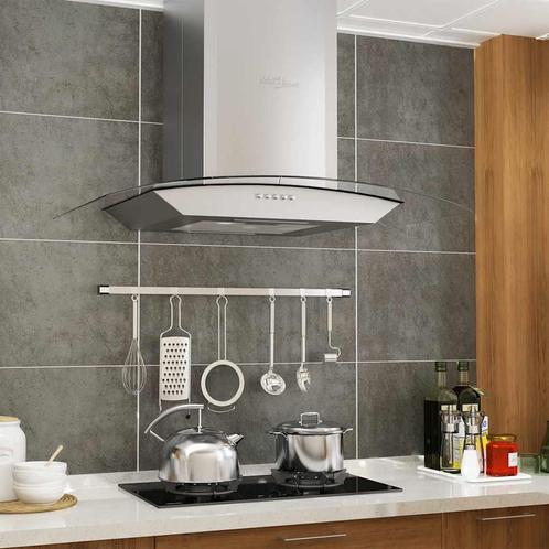 vidaXL Wandafzuigkap 756 m³/u LED 60 cm roestvrij staal, Elektronische apparatuur, Afzuigkappen, Nieuw, Verzenden