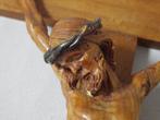 Antique Crucifix - Bois - 1900-1910 - Jésus sur la Croix, Antiquités & Art