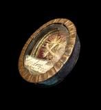 Reliquaire - Bronze, Textile, Verre - 1750-1800 - Croix de
