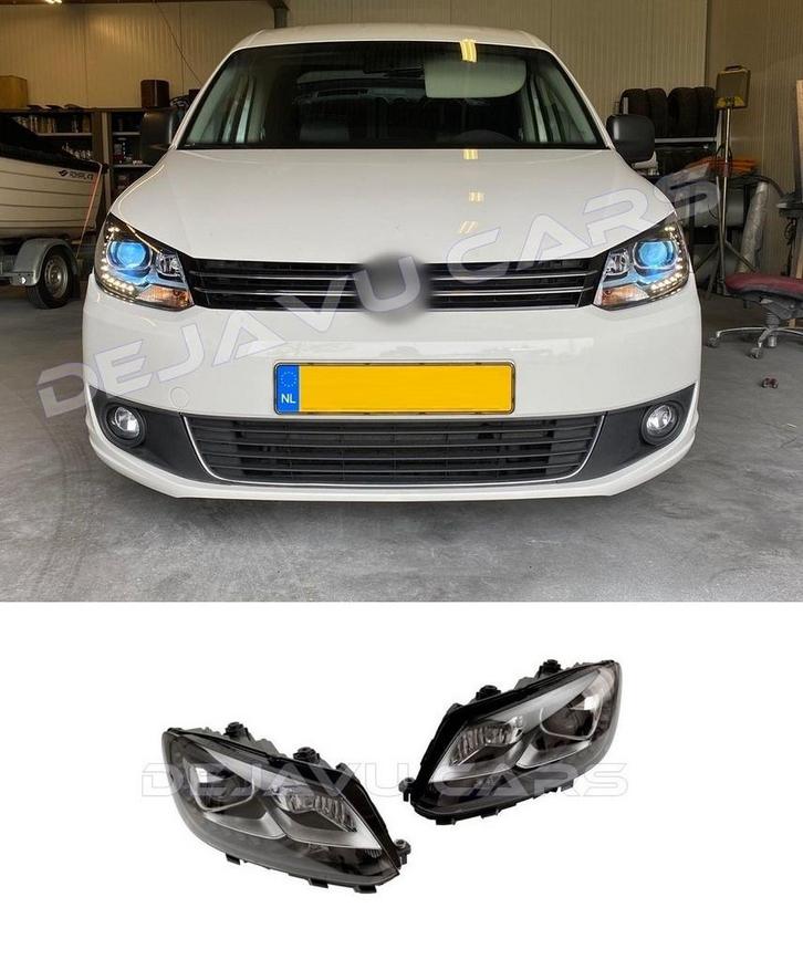 Bi Xenon Look LED Koplampen voor Volkswagen Caddy, Auto diversen, Tuning en Styling, Ophalen of Verzenden