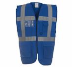 Veiligheidshesje met rits blauw, Verzenden