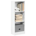 vidaXL Boekenkast 40x24x109 cm bewerkt hout wit, Verzenden, Nieuw