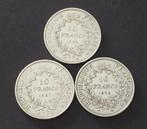 Frankrijk. 10 Francs 1965/1970 Hercule (3 Moedas)  (Zonder, Timbres & Monnaies