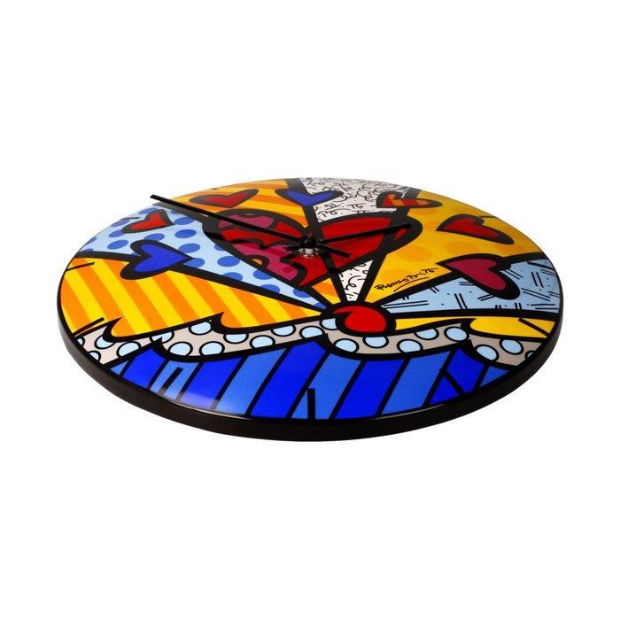 Romero Britto (1963) - A New Day, porcelain wall clock, sold, Antiek en Kunst, Antiek | Overige Antiek