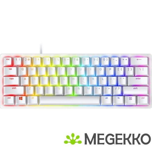 Razer Huntsman Mini Clicky Purple Wit Gaming Toetsenbord, Computers en Software, Toetsenborden, Nieuw, Verzenden