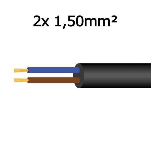 Soepele Aansluitkabel 2x 1,50mm², Auto-onderdelen, Elektronica en Kabels, Ophalen of Verzenden