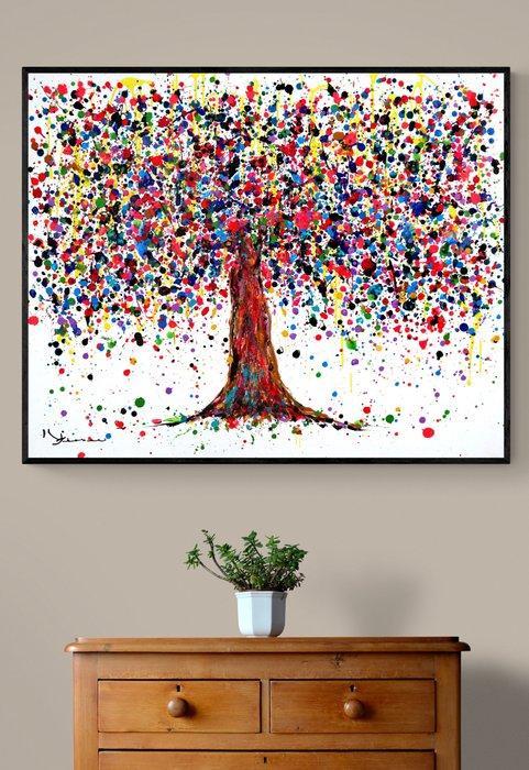 Kspersee - Multicolored tree-XXL, Antiek en Kunst, Kunst | Schilderijen | Modern