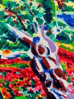 Athos Faccincani (1951) - Luce, sole alto e colori intorno, Antiek en Kunst